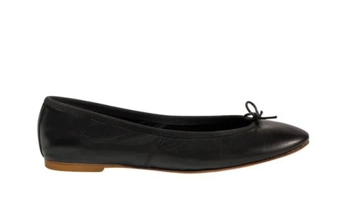 LOLO THE BALLERINA CAPRI NAPPA CUOIO BLACK